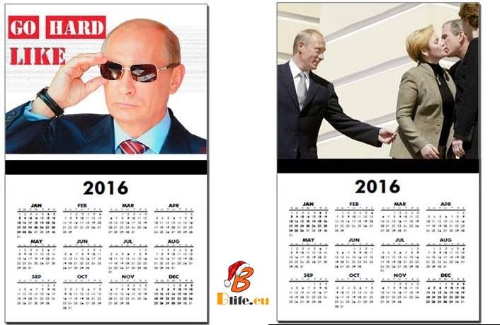 Най-купуваният календар в Русия е с ликът на Владимир Путин
